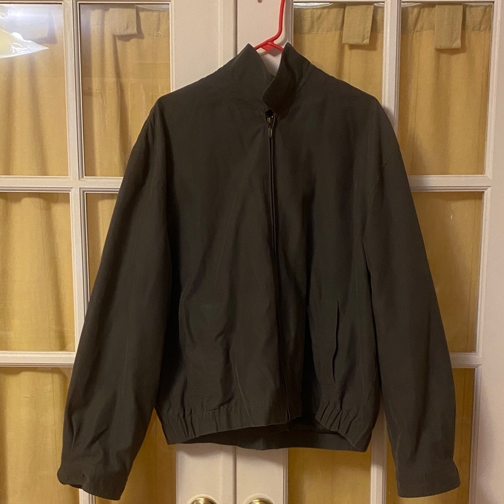 Joseph & Feiss Men's Dark Gray Windbreaker